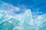 Eisberge mit blauem Himmel von Sjoerd van der Wal Fotografie Miniaturansicht