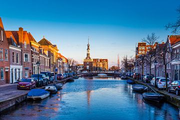 Het oude stadscentrum van Alkmaar,  Nederland