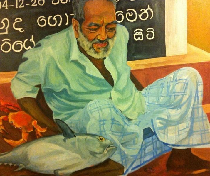 Vismarkt Sri lanka par Bert Jan Nieuwenhuize