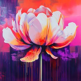 Abstract Flower Colourful and Modern