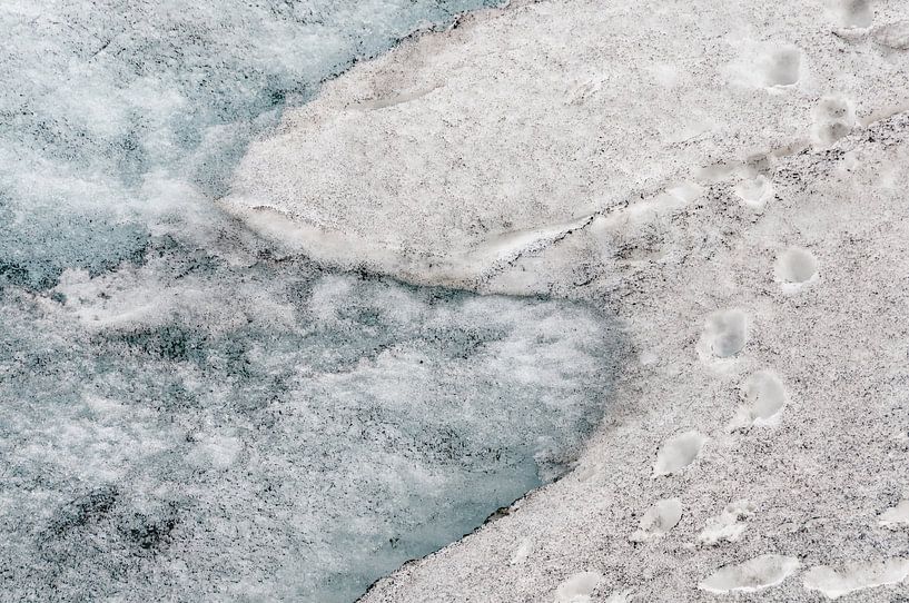 Abstrakte Formen und Farben von Eis | Island von Photolovers reisfotografie