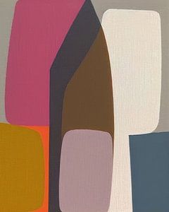 Formes abstraites et modernes colorées