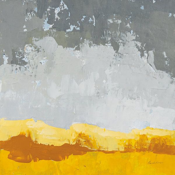 Landscape Yellow Grey, Pamela Munger by Wild Apple