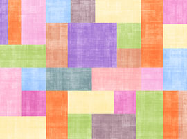Pastellfarbenes Color-Block-Mosaik
