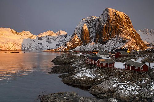 Zonsopkomst op de Lofoten