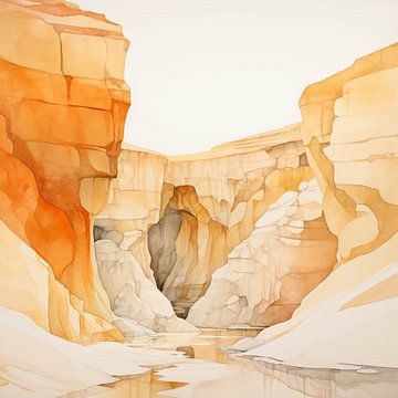 Flowing canyon colours by Color Square