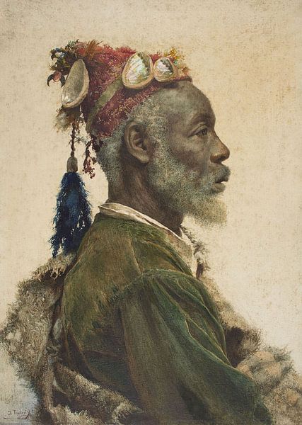 Der heilige Mann von Darcawi in Marrakesch von Het Archief