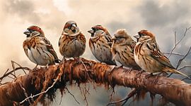 Spatzenbande von Claudia Rotermund