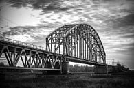 Railway bridge over river Rhine near Arnhem by Patrick Verhoef thumbnail