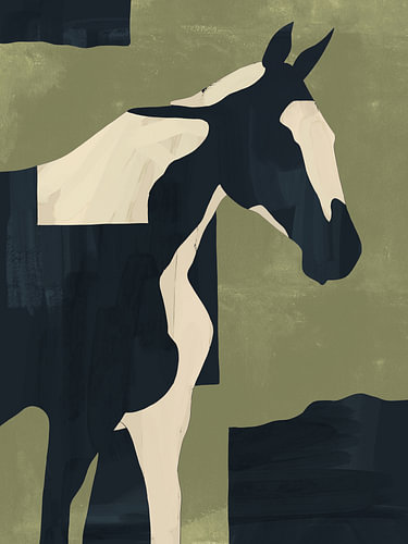 Abstract Minimal Horse 4