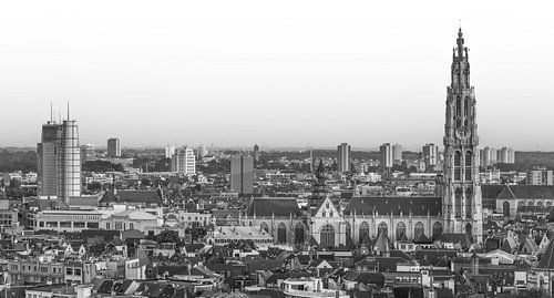 Het stadsgezicht van Antwerpen (panorama)