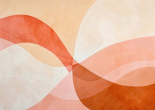 Peinture scandinave colorée