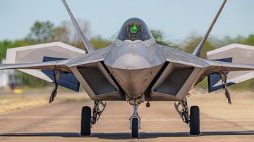 Lockheed Martin F-22 Raptor stealth fighter. by Jaap van den Berg