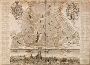 Mainz, map, 1755 by Atelier Liesjes