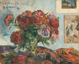 Paul Gauguin – Still Life with Peonies, 1884 by Atelier Liesjes