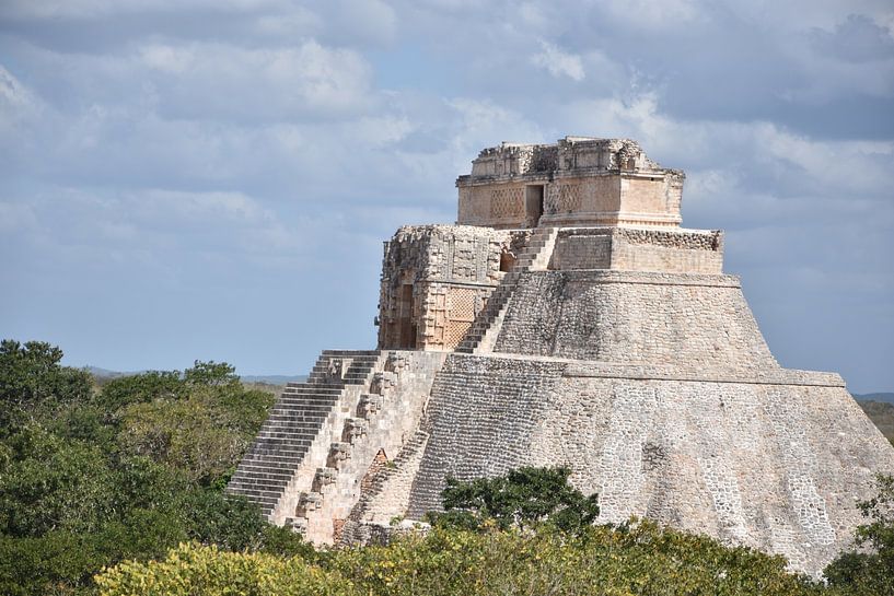 Maya-Tempel von Uxmal von Daisy Gubbels