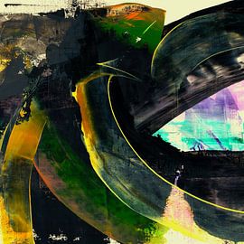 Abstraction carrée #100 sur Tymn Lintell