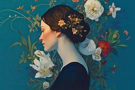 Women's Painting | Bloom in Silence by ARTEO Paintings