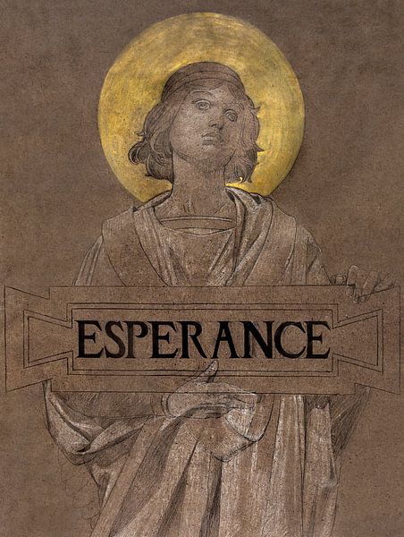 Figure of Hope, Luc-Olivier Merson by Masterful Masters