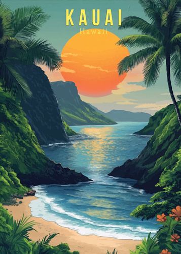 Kauai Sonnenuntergang Gelassenheit