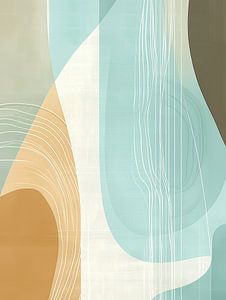 Modern abstrakt boho