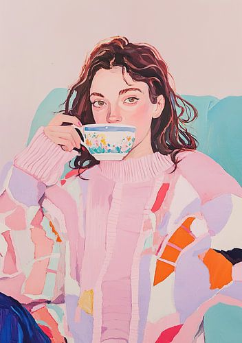 Feminisme T-shirt Vrouwenmacht Roze I