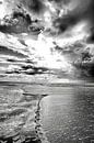 Let the Foam show U Zandvoort (Black and White) by Ernst van Voorst thumbnail