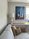 Klantfoto: Blauw stilleven nr. 1 van Treechild