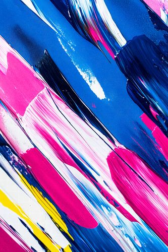 Farbenfrohe Pinselstriche – Abstrakt Kunst