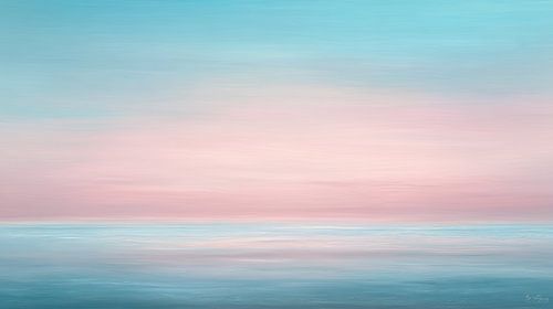 Soft Horizon en bleu poudré