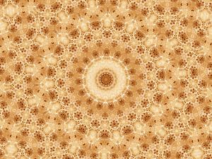 Beige Mandala (Retro)
