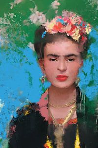Porträt von Frida, Neue Meister von MadameRuiz