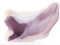 abstract inkt in roze paars