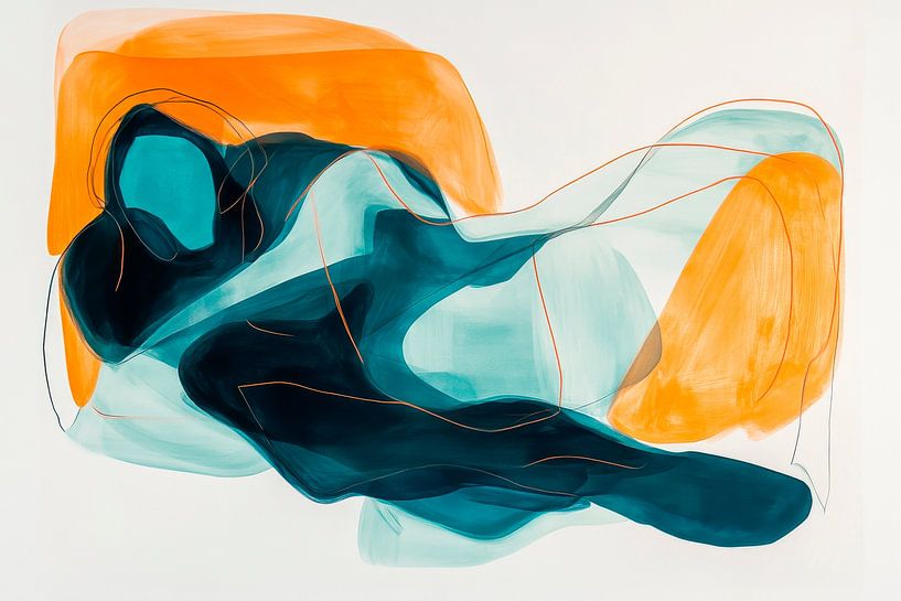 Abstracte vormen van Poster Art Shop