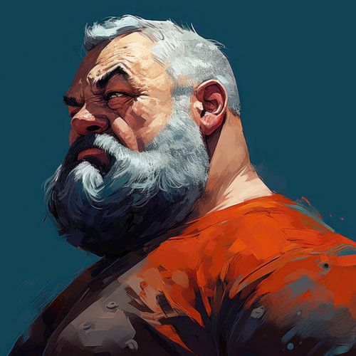 Sterkte atleet portret