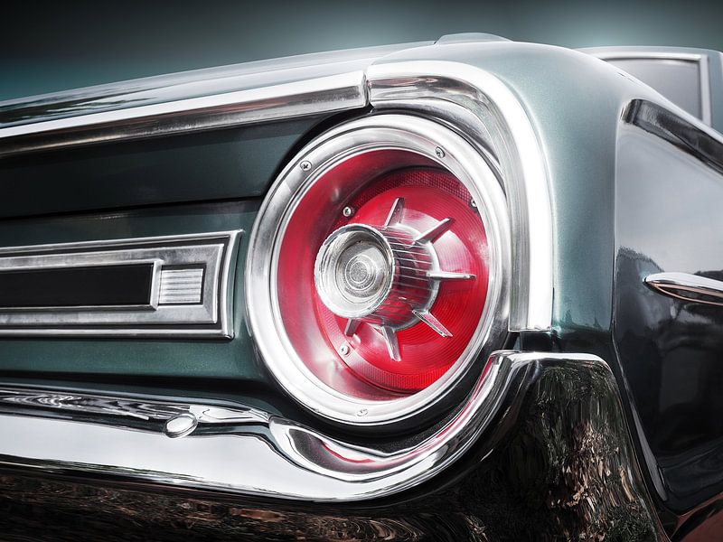 American classic car Galaxie 500 1964 Rear by Beate Gube