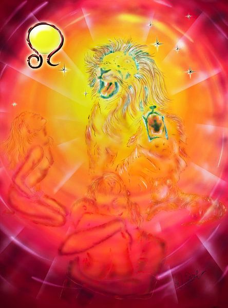 Signe astrologique du Lion par Walter Zettl