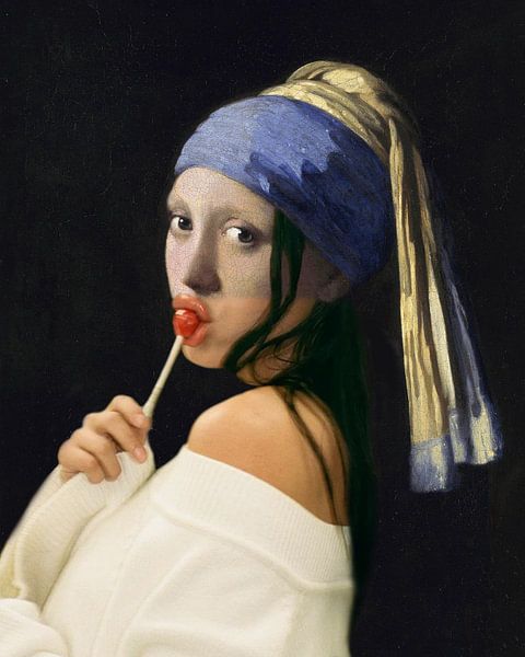 Mädchen mit einem Lutscher von Bekir CEYLAN