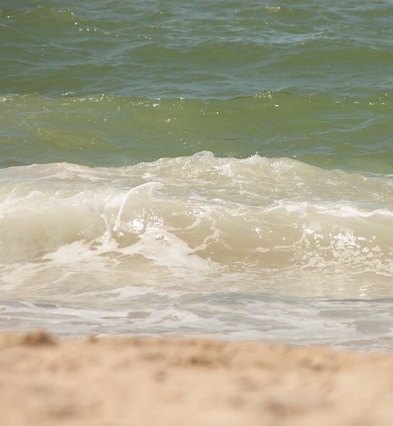 Vagues à la plage par Nella van Zalk