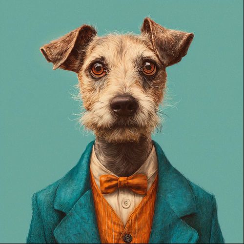 portret van een terrier