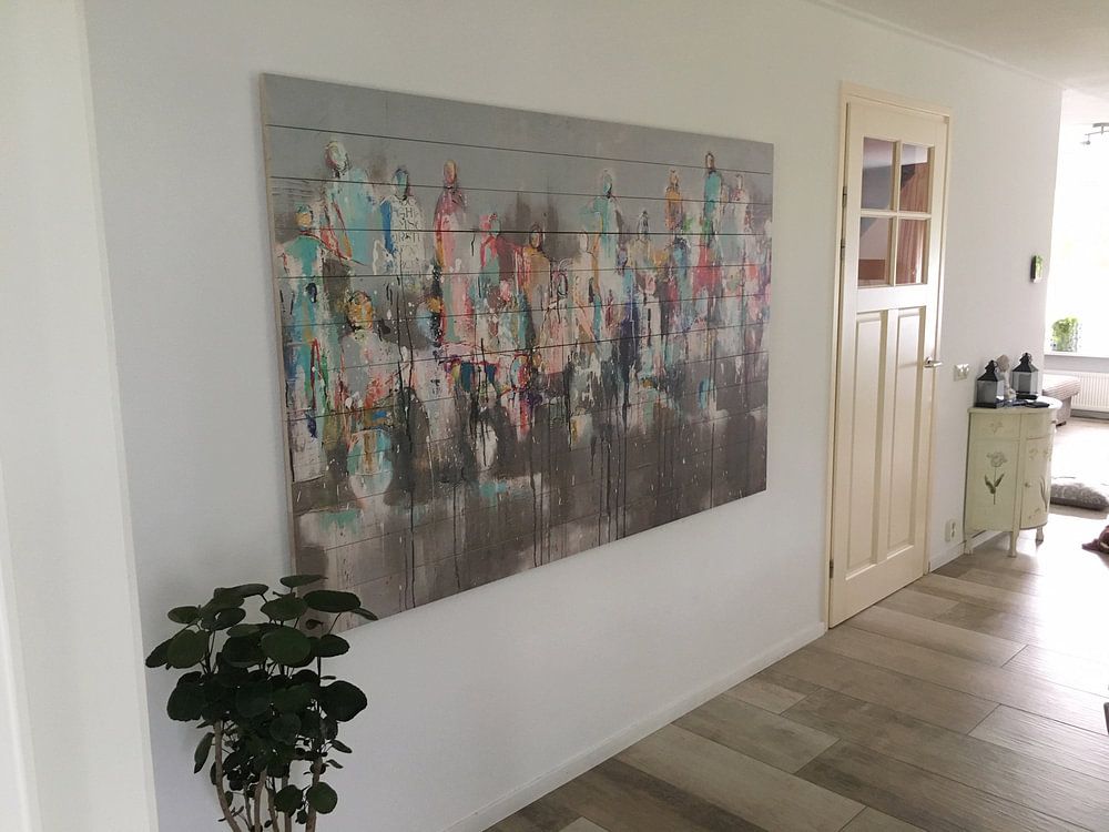 Connected people Spring  van Atelier Paint-Ing 