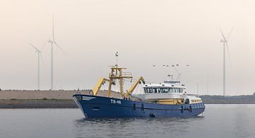 Vissersboot op de Oosterschelde van Wouter Triki Photography