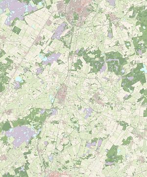 Map of Midden-Drenthe