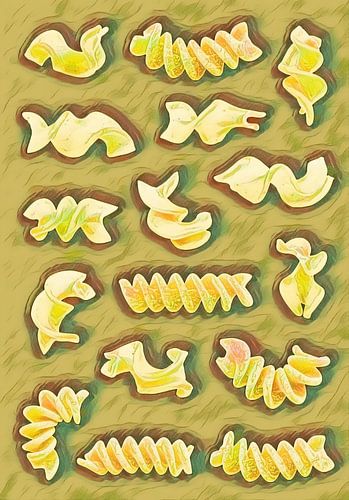 Pasta shapes