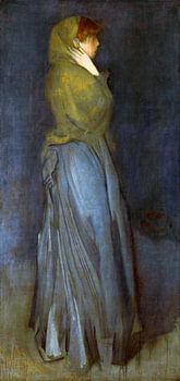 James Abbott McNeill Whistler, Arrangement in geel en grijs, Effie Deans, ca. 1877