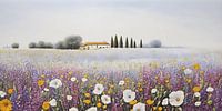 Italian flower landscape