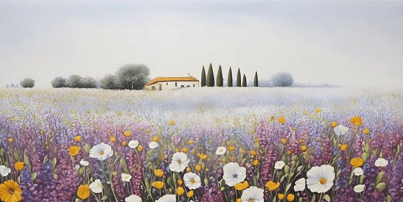 Italian flower landscape by WeLoveArt