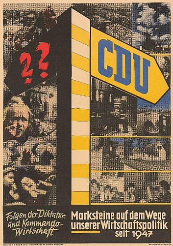 Historic CDU election poster
