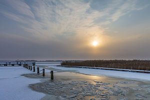 Winter am Bodden bei Wiek