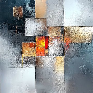 Abstract Vierkant van ARTEO Schilderijen